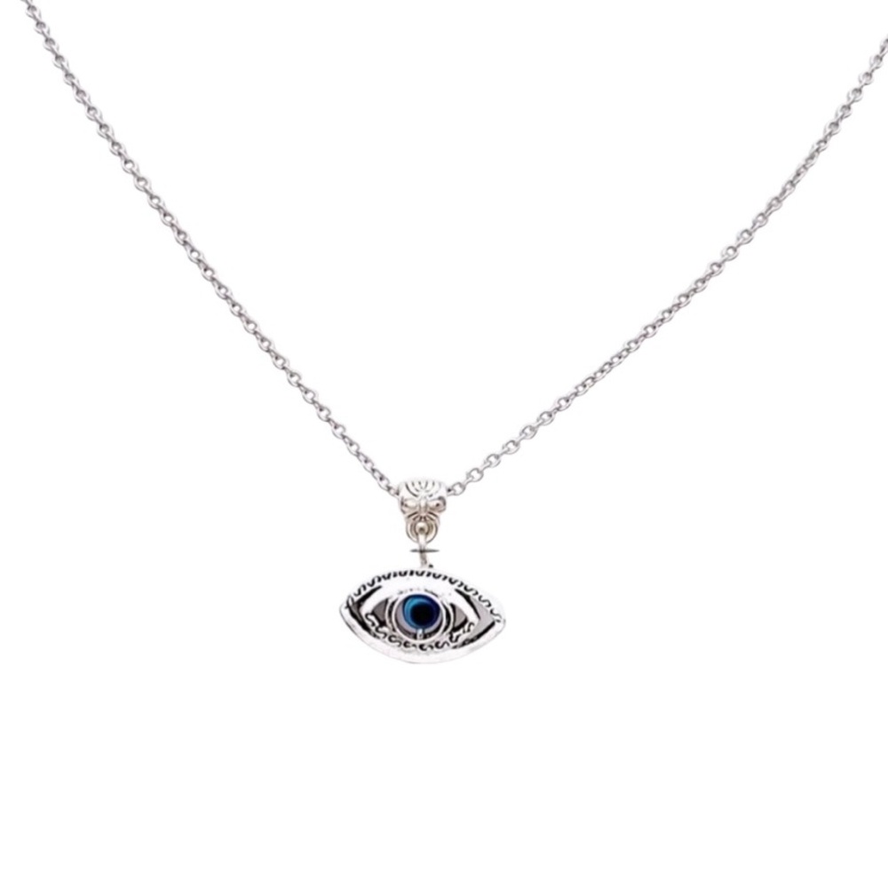 Women’s Evil Eye Silver Necklace